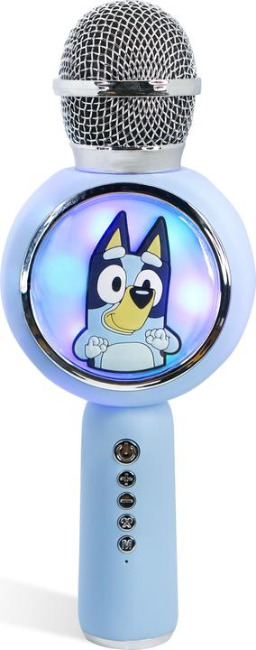 Produktbild OTL Kinder LED Karaoke Mikrofon mit Micro-SD Karten Slot und lustigem Stimmenverzerrer, lange Laufze