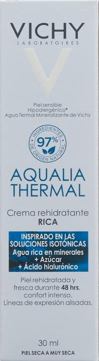 Actual product image Vichy Aqualia Thermal Rich Tb 30 ml (30 ml, 24h cream)