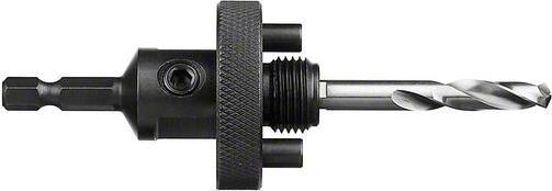 Produktbild Bosch Professional Zubehör Sechskant-Steckdosenadapter für Lochsägen mit 32 bis 76 mm 5/8-Zoll 18 UNF (6.35 Millimeter)