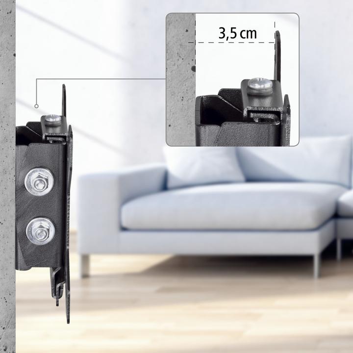 Actual product image Hama TV wall bracket, inclinable, 66 cm (26") up to 30 kg (Wall, 26", 30 kg)