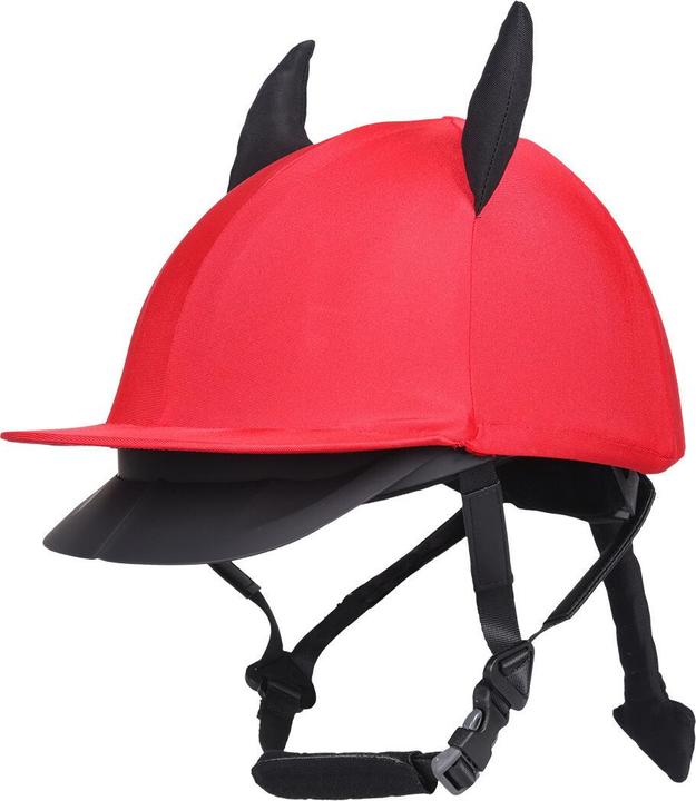 Qhp überzug für reithelm halloween