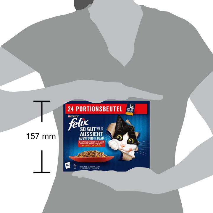 Image du produit Felix Viande Agail (Adulte, 24 pcs, 2040 g)