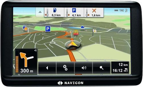 Navigon 70 Easy, TMC, cartes d'Europe centrale