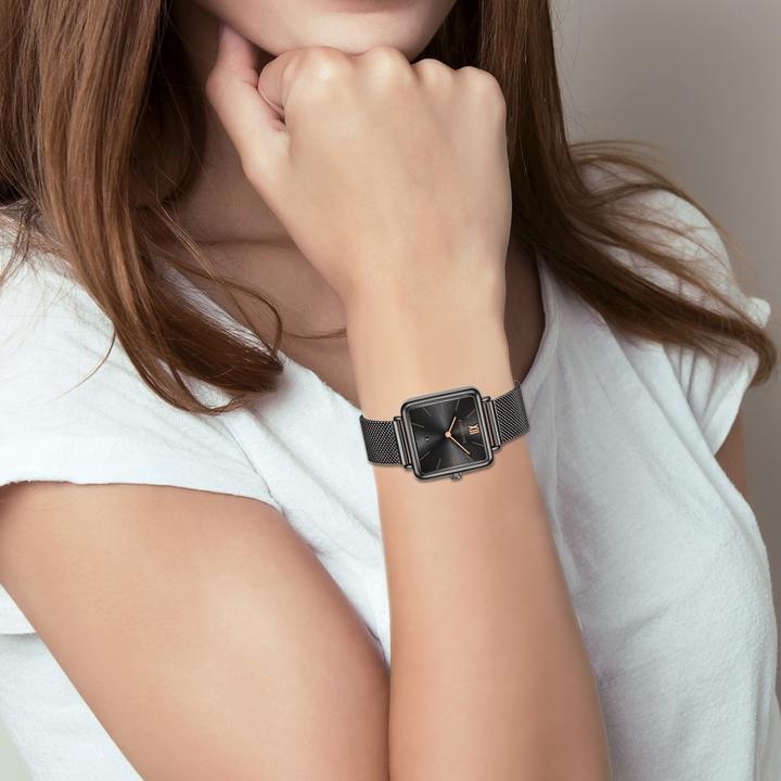 Image du produit Eastside Montre à quartz pour femme Grand en acier inoxydable anthracite - 24167 (Montre analogique, 37.60 mm)