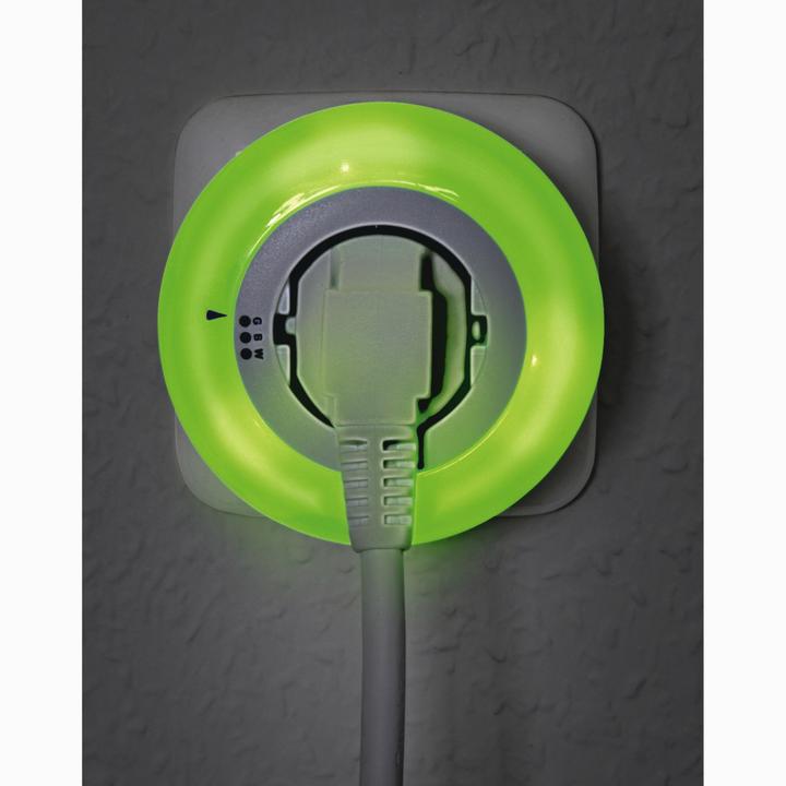 Actual product image Hama LED night light Circle Colour with integrated socket, light sensor, 3 colours