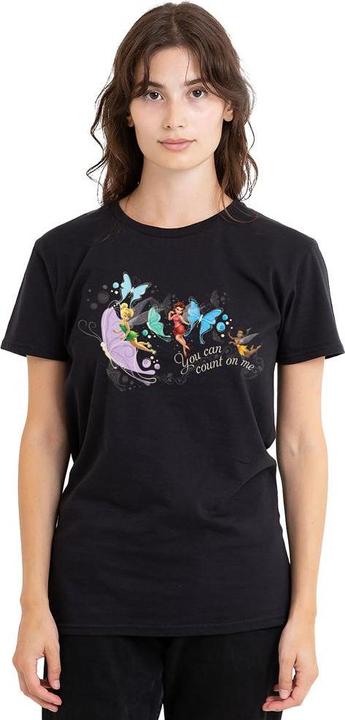 Actual product image Disney Interactive Studios Unisex Adult You Can Count On Me Tinker Bell & Rosetta T-Shirt (XXL)
