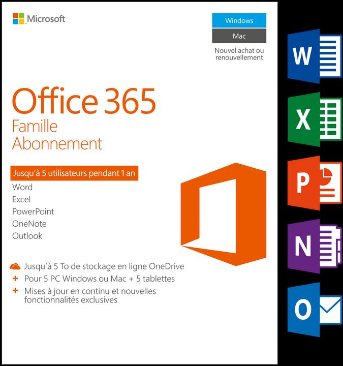 Produktbild Microsoft Office 365 Home (1 User, 12 Monate)