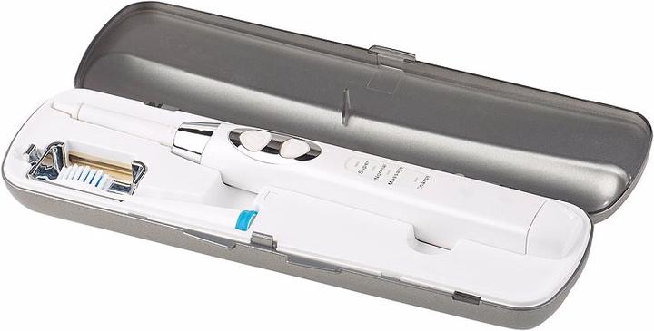Produktbild Newgen medicals Elektrische Schallzahnbürste mit UV-Sterilisator & USB-Reiselade-Etui