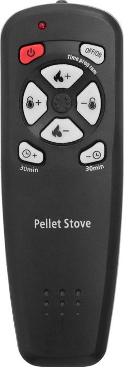 Produktbild MSW Pelletofen wasserführend 24 kW 400 m³ / 35 L Pellet-Kaminofen Pelletkamin (24000 W)