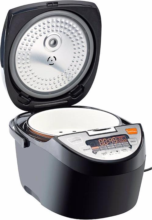 Image du produit Rosenstein & Söhne Cuisinière multifonctionnelle 15en1 en acier inoxydable brossé mat