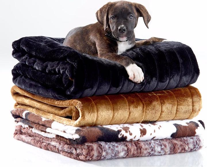 Immagine prodotto Wilson Gabor Elegante coperta di pelliccia intrecciata "Mink (150 x 210 cm)