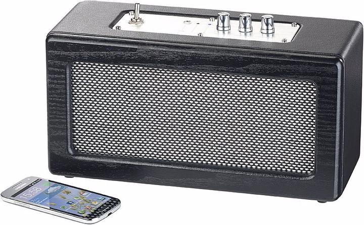 Actual product image Auvisio Retro mobile speaker (5 h, Electrical connection)