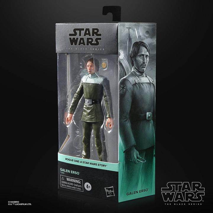 Actual product image Hasbro Star Wars Rogue One Black Series figurine 2021 Galen Erso 15 cm