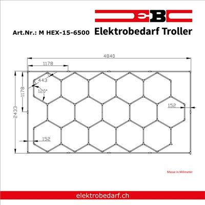 Produktbild EB Troller LED-Hexagon (81600 lm)