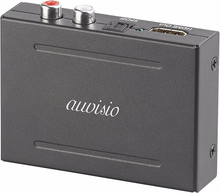 Auvisio Convertitore audio HDMI a TOSLINK e cinch stereo (Interruttore video)