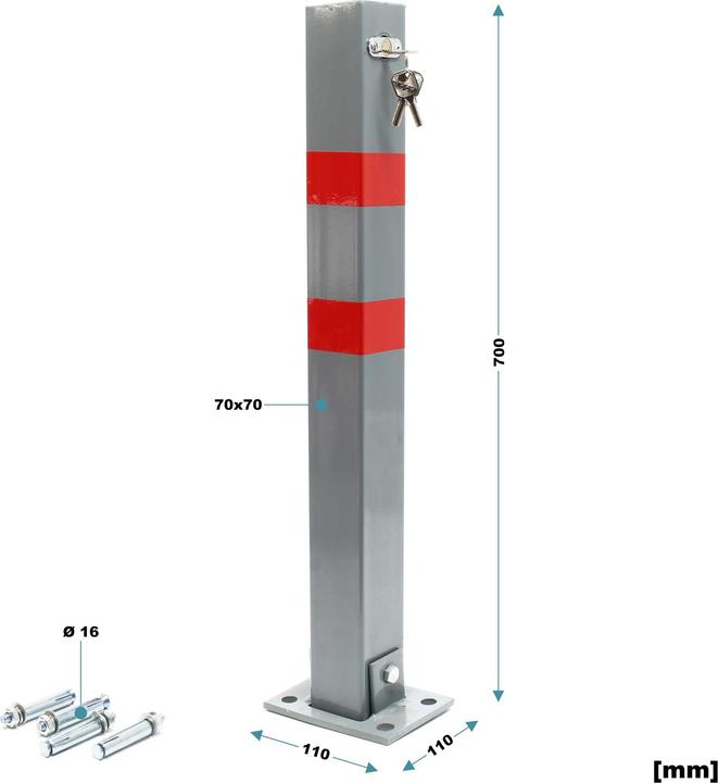 Produktbild Wiltec Parkpfosten