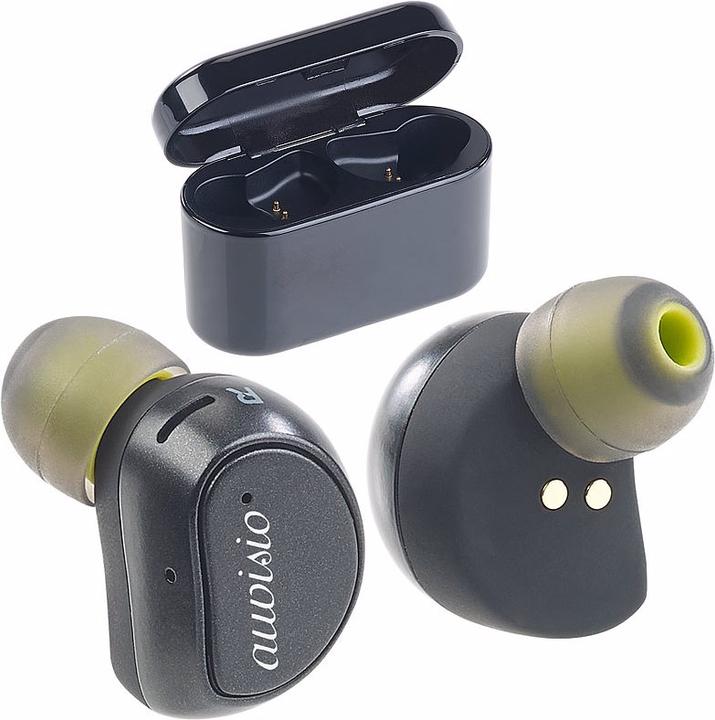 Auvisio True Wireless in-ear headset incl. custodia powerbank (2.50 h, Senza fili)