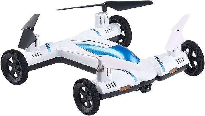 Produktbild Simulus 2in1-Quadrocopter & Auto mit HD-Kamera, 2,4-GHz-Fernsteuerung und WLAN