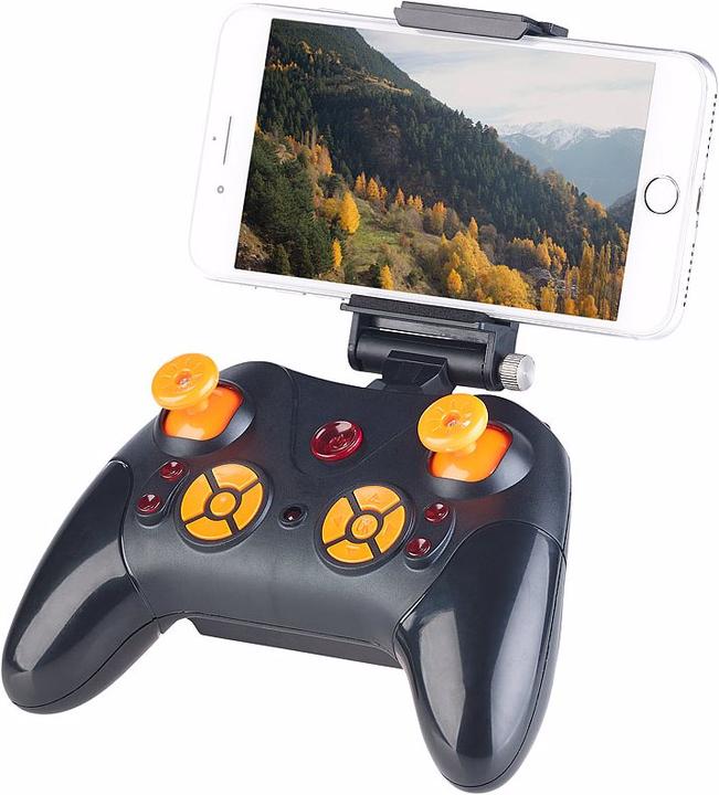 Produktbild Simulus 2in1-Quadrocopter & Auto mit HD-Kamera, 2,4-GHz-Fernsteuerung und WLAN