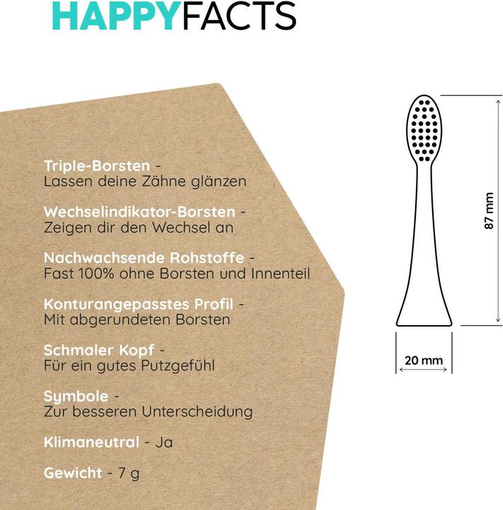 Immagine prodotto happybrush Eco Vibe 3 (3 x)