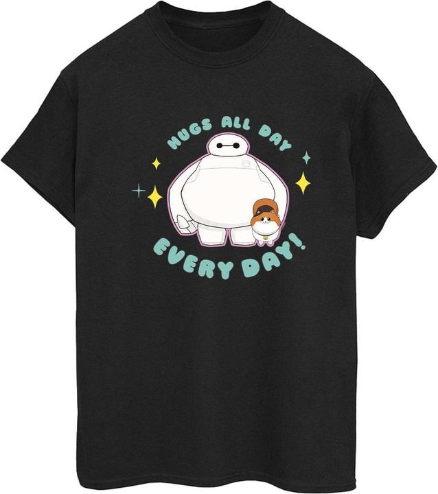 Immagine prodotto Disney Big Hero 6 Baymax Hugs Everyday Maglietta Ampia Donna (L)