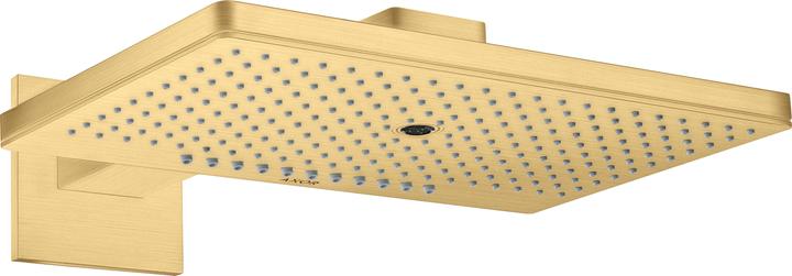 Axor ShowerSolutions shower head 460/300 3jet, shower arm, square rosette (3 Beam types, 18 l/min)