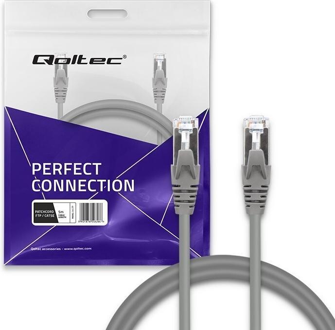 Produktbild Qoltec Patchkabel FTP CAT5e, 2xRJ45, 5m (5 m)
