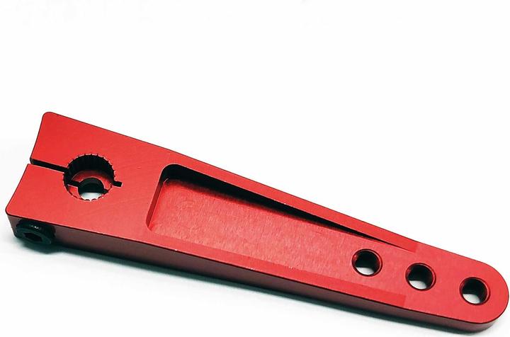 Actual product image Kuza Servo Arm 1-Arm Futaba 25T 45/39/33mm 1.75" M3 Heavy Duty V2 Aluminium