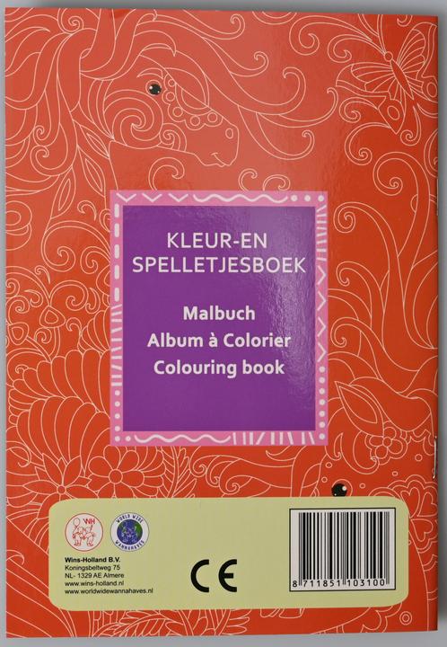 Produktbild Wins Holland Mal- und Spieleheft, Set 24-tlg.