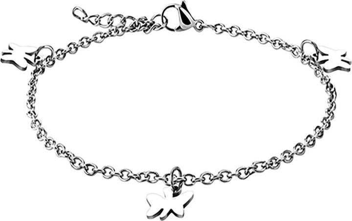 Produktbild Star Piercing Kette silber mit Schmetterlinge (Chirurgenstahl 316L)