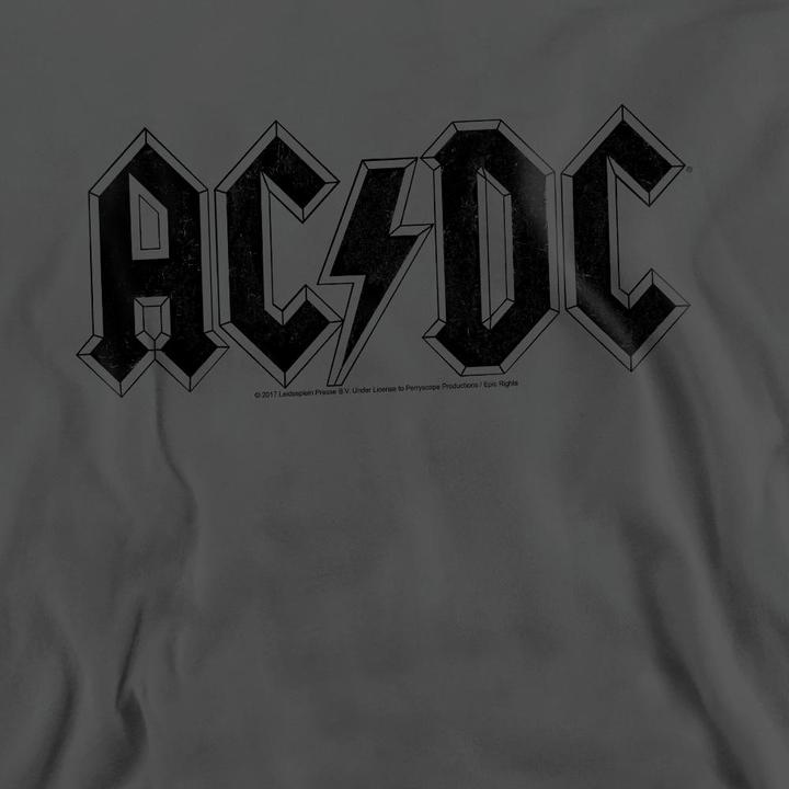 Actual product image AC/DC Unisex Adult Worn Logo Sweatshirt (L)
