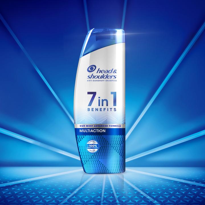 Actual product image Head & Shoulders 7in1 Anti-Dandruff Shampoo Multiaction (250 ml, Liquid shampoo)