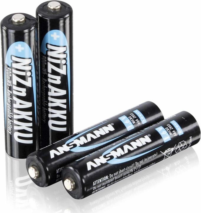 Immagine prodotto Ansmann Batteria NiZN (4 pz., AAA, 550 mAh)