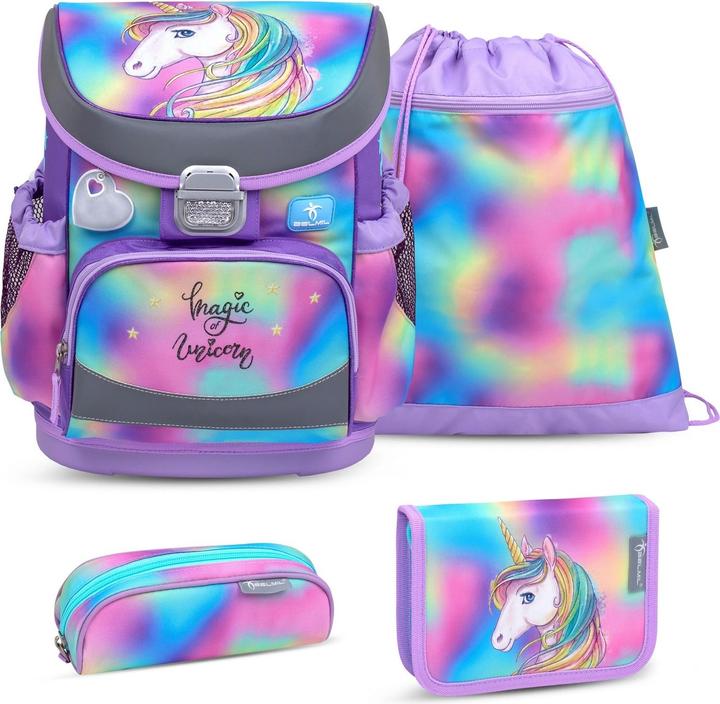 Belmil MINI FIT Schulrucksack-Set Rainbow Color (17 l)