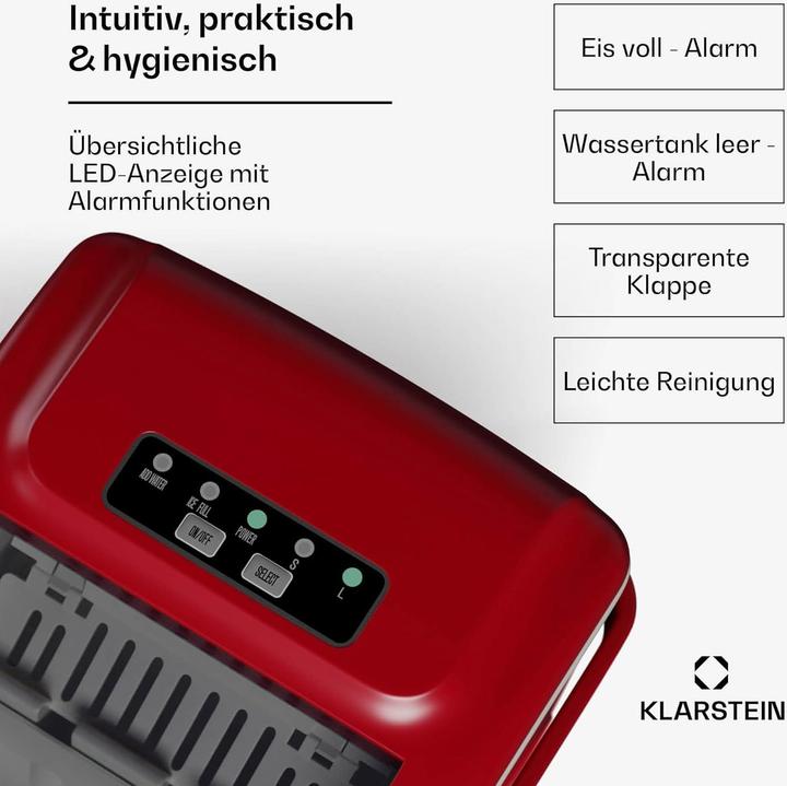 Actual product image Klarstein Eiswürfelmaschine