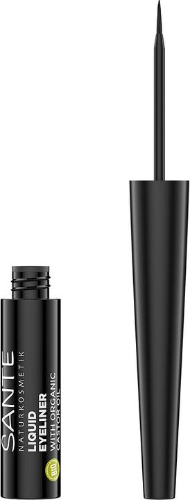 Sante Liquid Eyeliner 01 Black with Organic Castor Oil (01 Black)