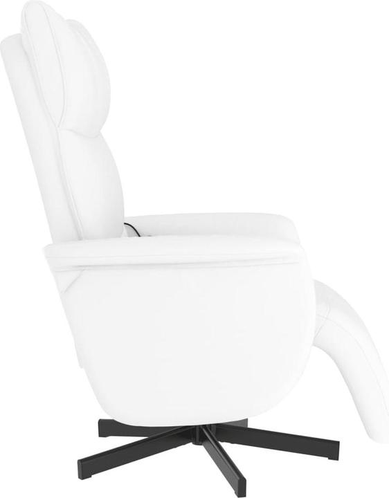 Image du produit VidaXL Fauteuil de massage avec repose-pieds Blanc Similicuir,Couleur