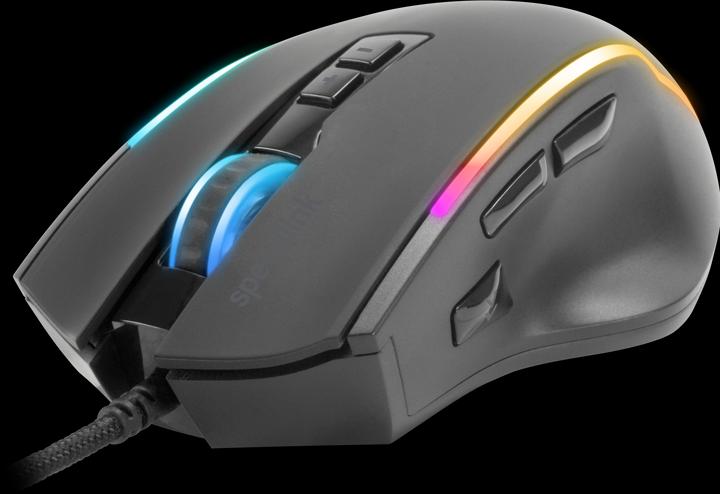 Actual product image Speedlink DECUS NX RGB Gaming Mouse, rubber-black (Cable)