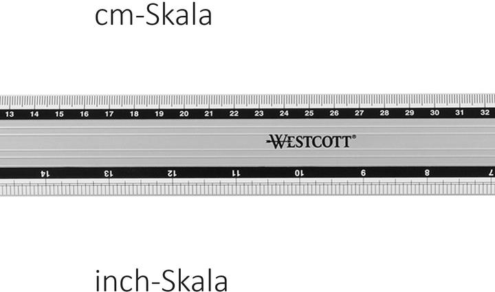 Image du produit Westcott Règle en aluminium (500 mm)