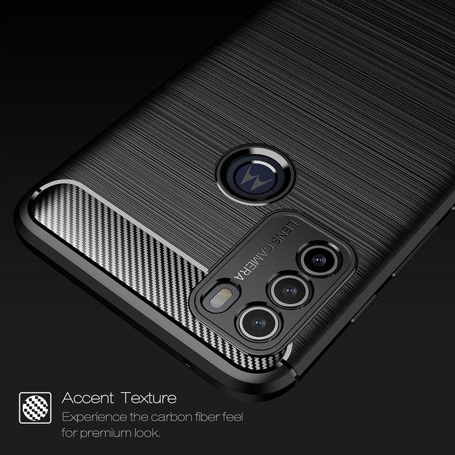 Image du produit MU Style Série Softcase TPU en fibre de carbone (Motorola Moto G50)