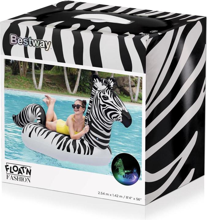 Actual product image Bestway Zebra Float Lights n' Stripes