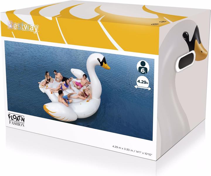 Actual product image Bestway Giant Swan Party Island