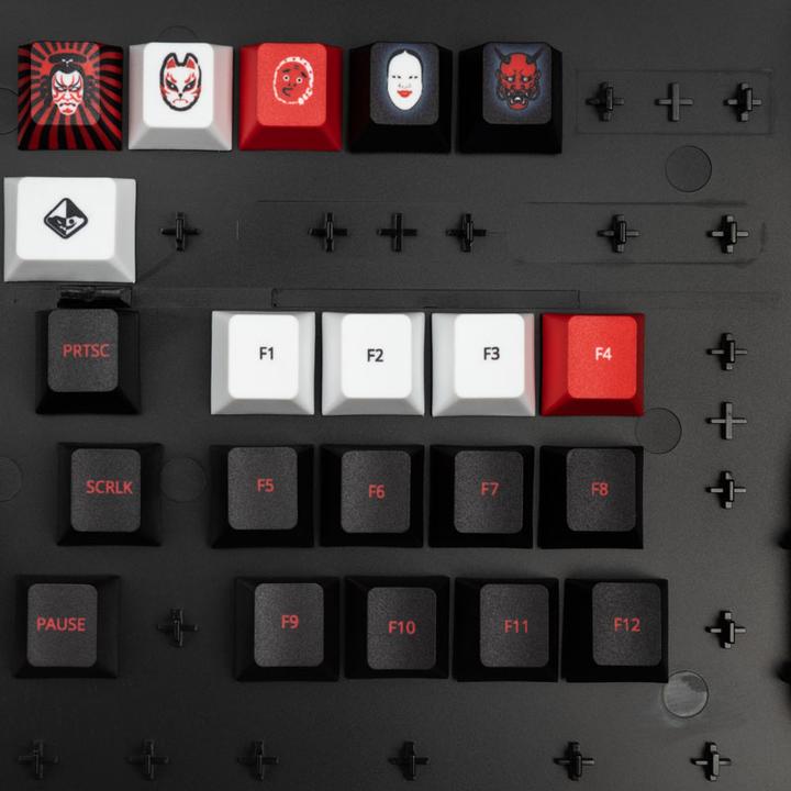 Actual product image Traitors Kabuki Keycap Set