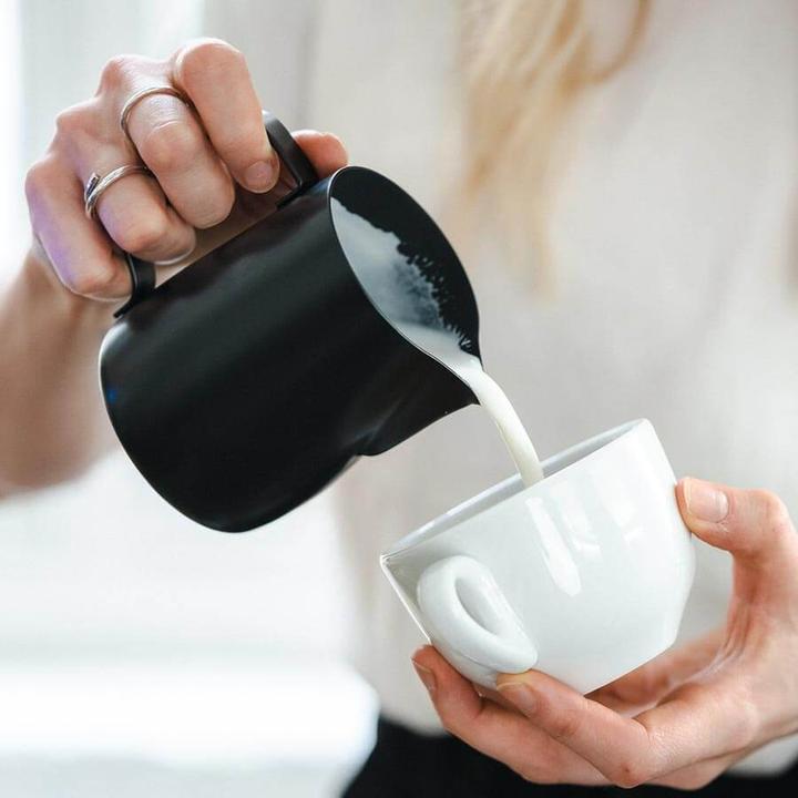 Actual product image Rhinowares Teflon milk jug black (0.60 l)