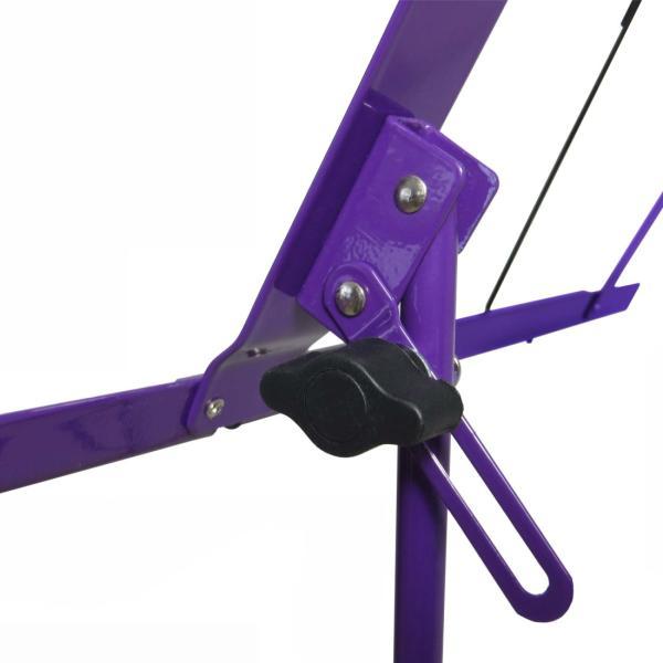 Actual product image keepdrum MUS2FL Music Stand Purple with 4 Clamps