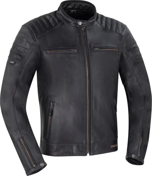 Produktbild Segura STRIPE BLACK EDITION Lederjacke schwarz M (Herren, M)