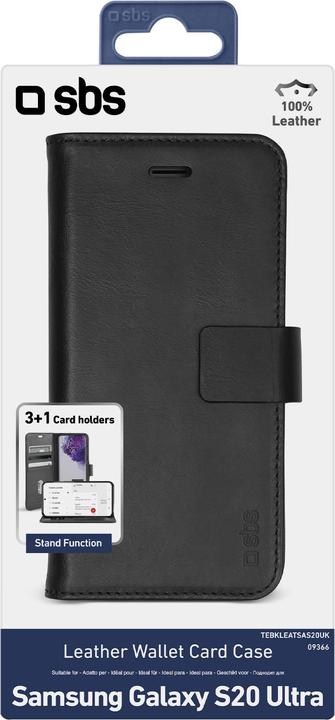 Actual product image SBS Genuine leather book (Samsung Galaxy S20 Ultra)