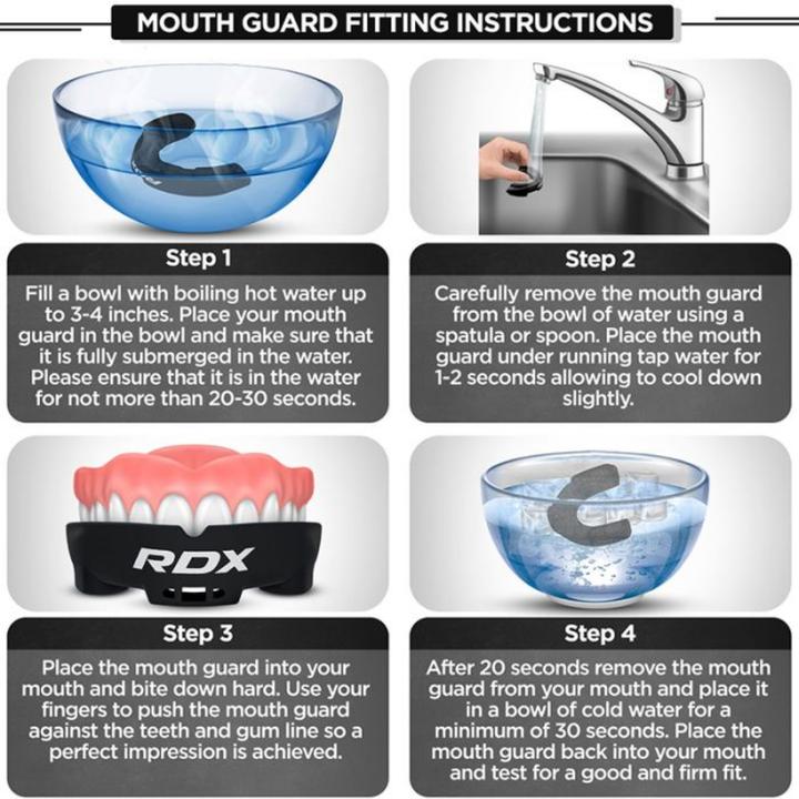 Image du produit Rdx Gel Gum Shield Mouth Guard Blue (Taille unique)