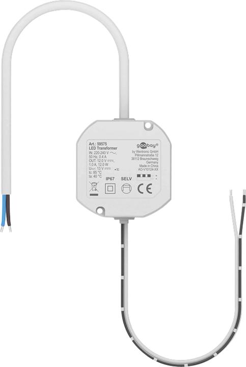 Produktbild Goobay LED-Trafo 12 V/12 W
