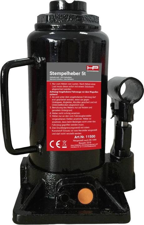 Image du produit HP Autozubehör Cric hydraulique 5 t Hauteur de travail : 197 - 382 mm